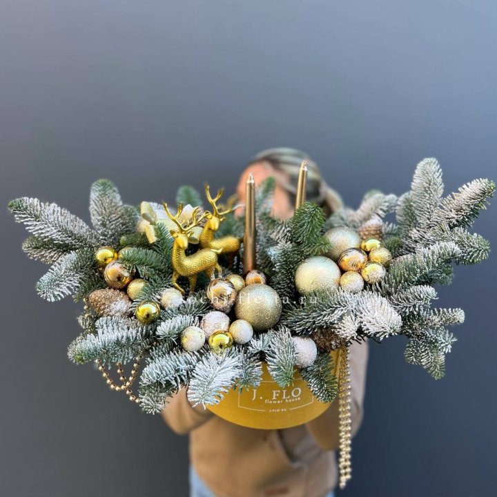 Композиция "Мери крисмас голд" в Прокопьевске