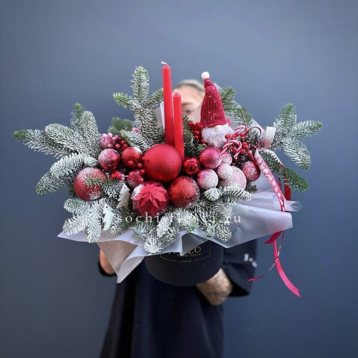 Композиция "Мери крисмас ред" в Прокопьевске