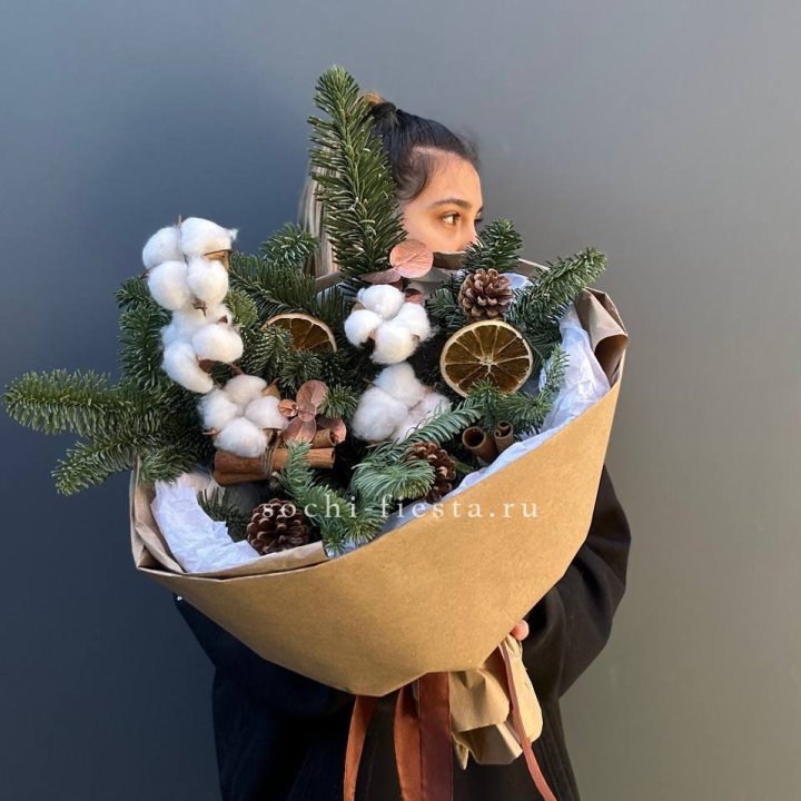 Зимний букет с нобилисом в Прокопьевске