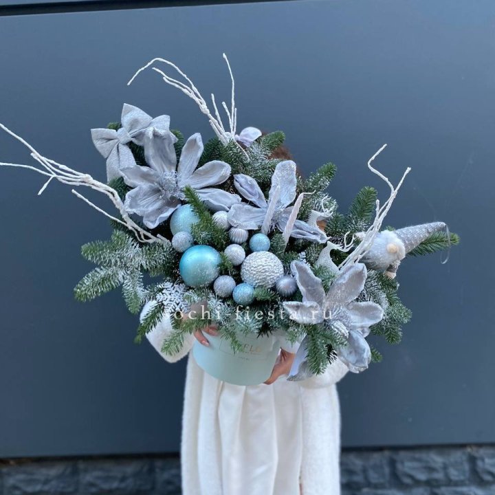 Композиция "Снежный цветок" в Прокопьевске