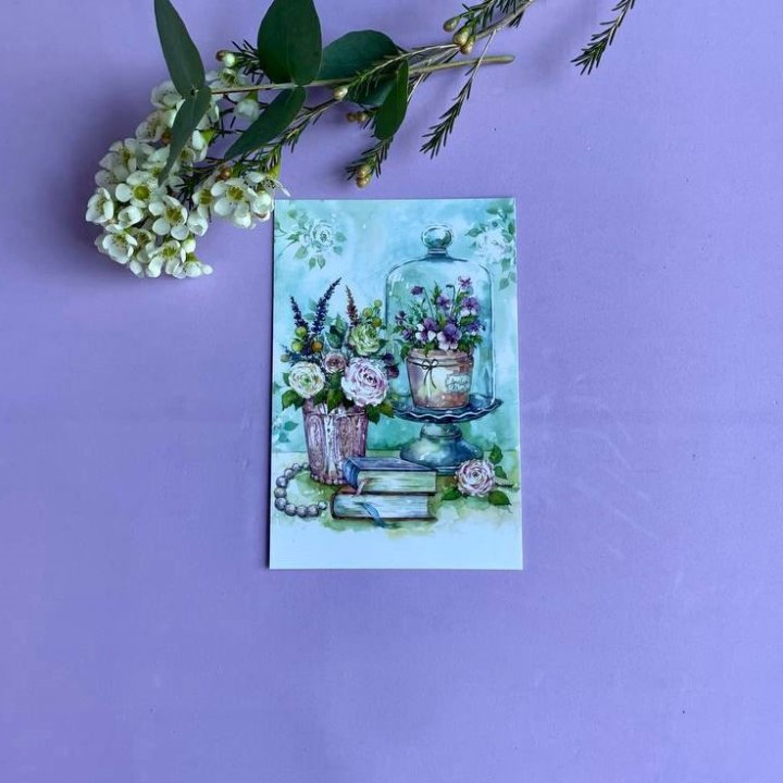 Открытка к букету "Книги" в Прокопьевске