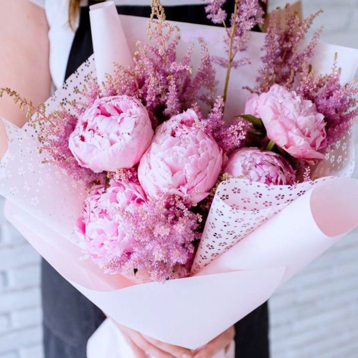 Букет пионов "Мелиса" в Прокопьевске
