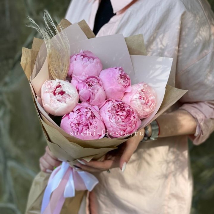 Букет пионов "Венди" в Прокопьевске
