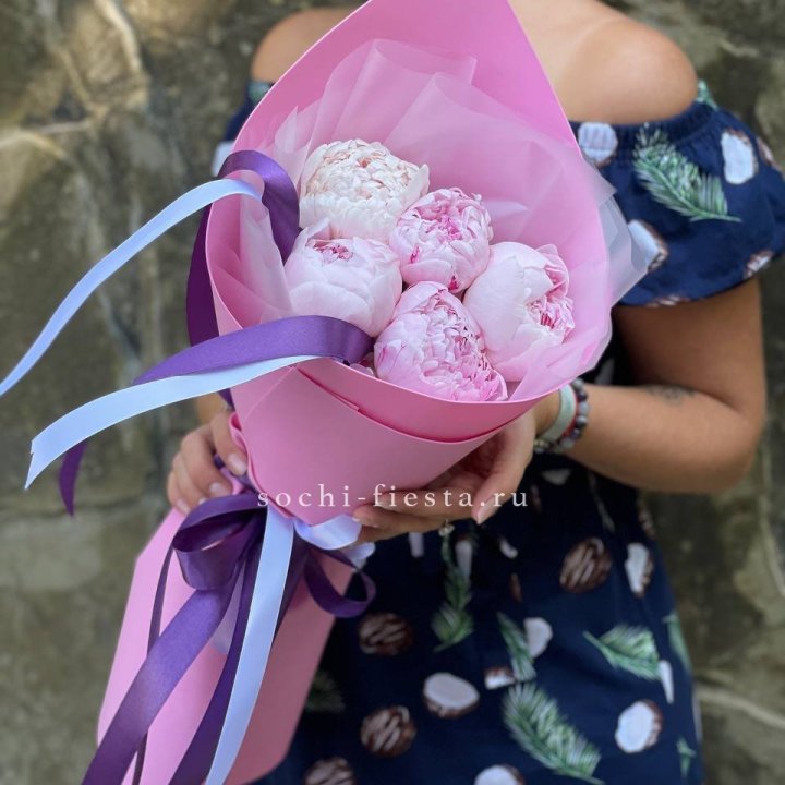 Букет пионов "НАЙ" в Прокопьевске