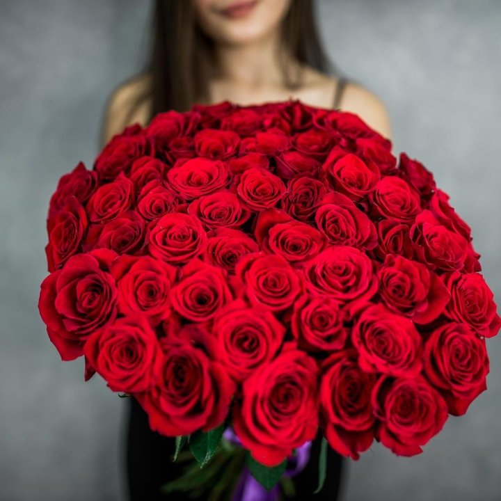 51 красная роза в Прокопьевске
