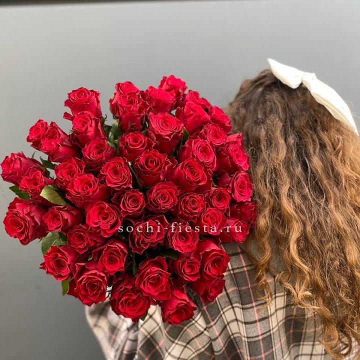 51 красная роза в Прокопьевске