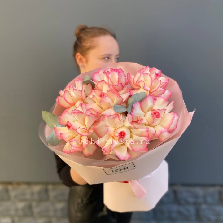 7 французских роз Джумилия в Прокопьевске