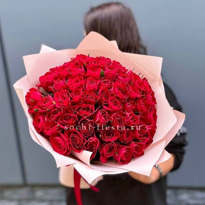55 кенийских роз в Прокопьевске