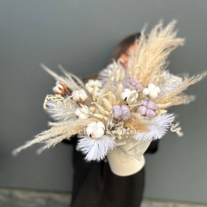 Авторский бокс с сухоцветами №3 в Прокопьевске