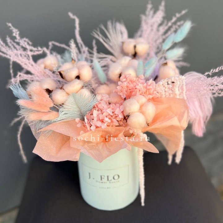 Авторский бокс с сухоцветами №3 в Прокопьевске