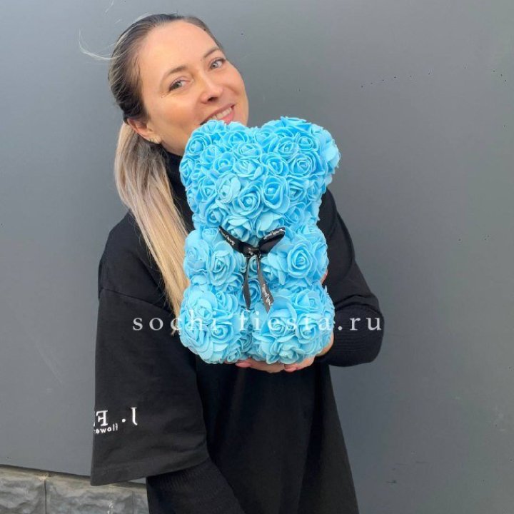 Игрушка медведь голубая в Прокопьевске