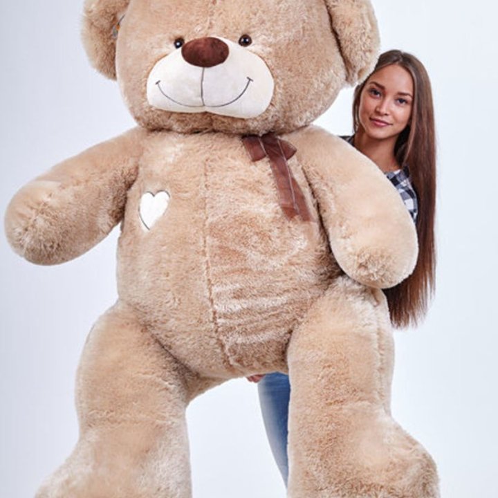 Бурый плюшевый мишка большой в Прокопьевске