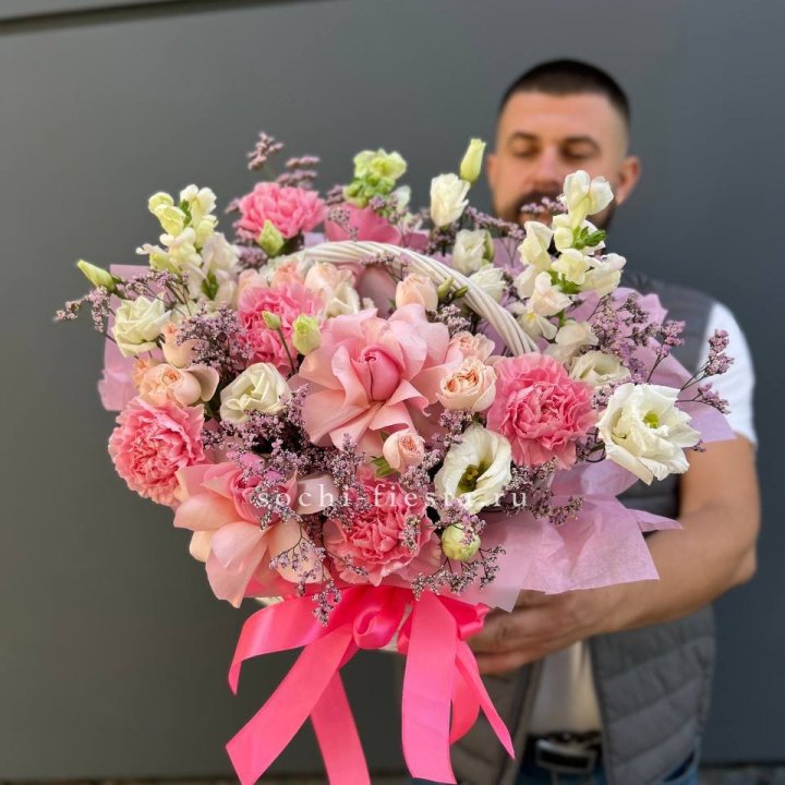 Цветочная корзина №1 в Прокопьевске