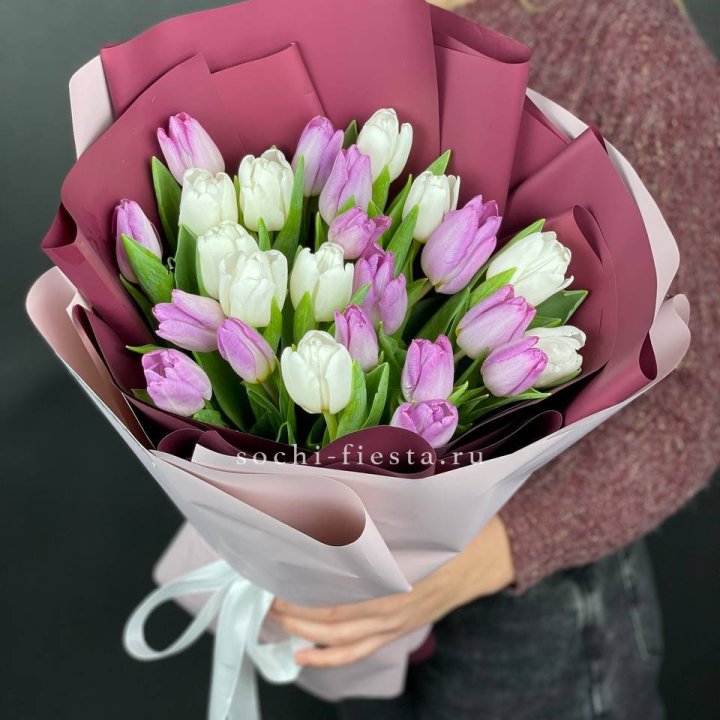 25 тюльпанов микс в Прокопьевске