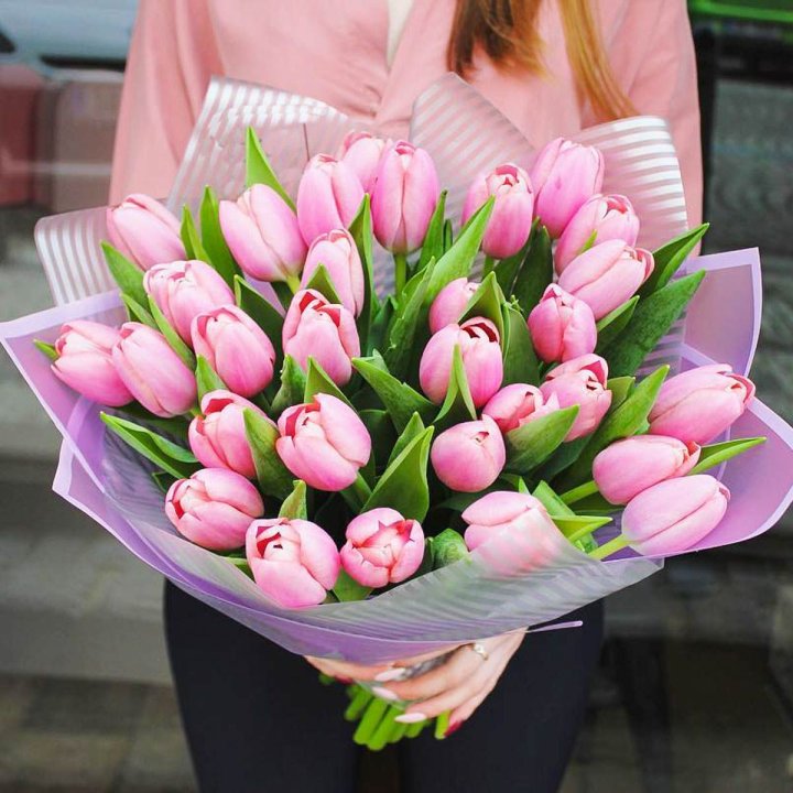 25 тюльпанов "Айс крем" в Прокопьевске