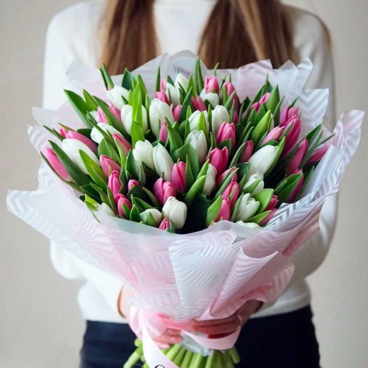 Букет тюльпанов "Лолита" в Прокопьевске
