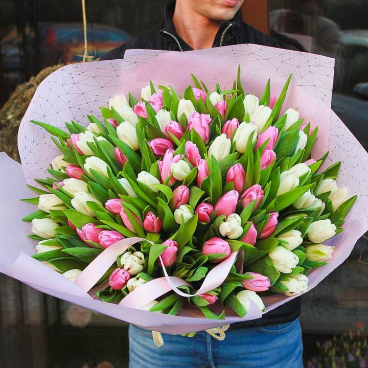 101 тюльпан микс в Прокопьевске